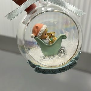 Precious moments babies first Christmas